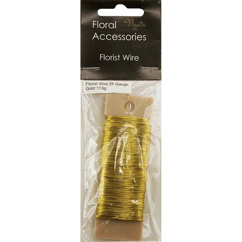 26 Gauge Florist Wire (available in 3 colours)